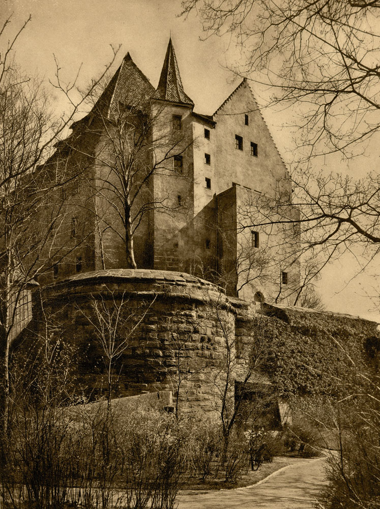 Burg Nürnberg. Westansicht Burg Nürnberg. Westansicht
