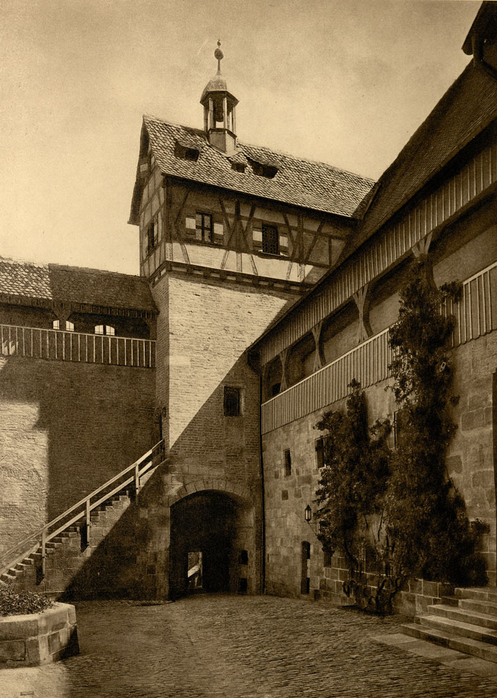 Burg Nürnberg. Innerer Burghof Burg Nürnberg. Innerer Burghof