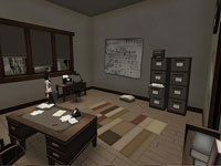 Raoul Wallenberg's Office in Second Life Raoul Wallenberg's Office in Second Life
